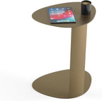 BDI Furniture Bink 1025-19.25'' Laptop Stand, Side Table, End Table, C Table for Sofa or Bedside, Bronze
