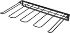 GALPADA Wall Mounted Foldable Shoe Rack for Cowboy Boots and High Boots Space Saving with No Drill Easy Installation Includes Expansion Screws for Indoor and Garage Use Holds 2 Pairs