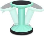 Byroce Kids Adjustable Wobble Stool, 24” Active Learning Classroom Seat, Non-Skid Wiggle Chairs Improve Posture, Focus & Help ADHD/ADD, Flexible Student Wobble Stool for Classroom Seating (Green)