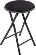 5five - Black Velvet Folding Stool