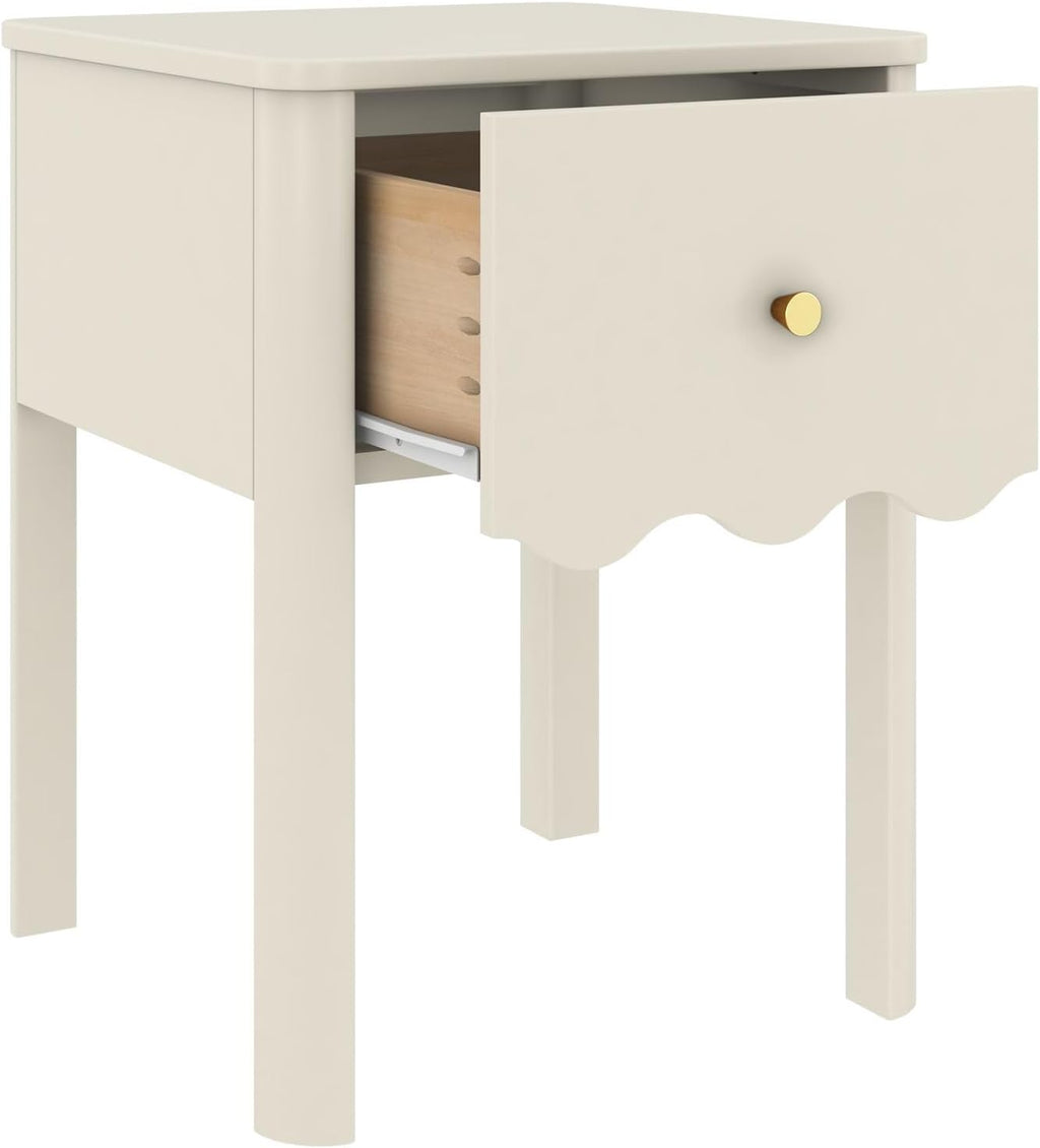 Max & Lily Sutton Nightstand, Linen White