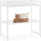 Delta Children Ruby 6-in-1 Convertible Crib & Changing Table 2-Piece Set - Greenguard Gold Certified, Bianca White