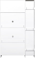 70.87"Expandable Kitchen Pantry Cabinet with 7-Tier Pull-Out Shelves & 2-Pack Organizers – Multi-Purpose Farmhouse Storage with Smooth-Glide Slides,Pantry Organizers for Kitchen,Dining Room (White)