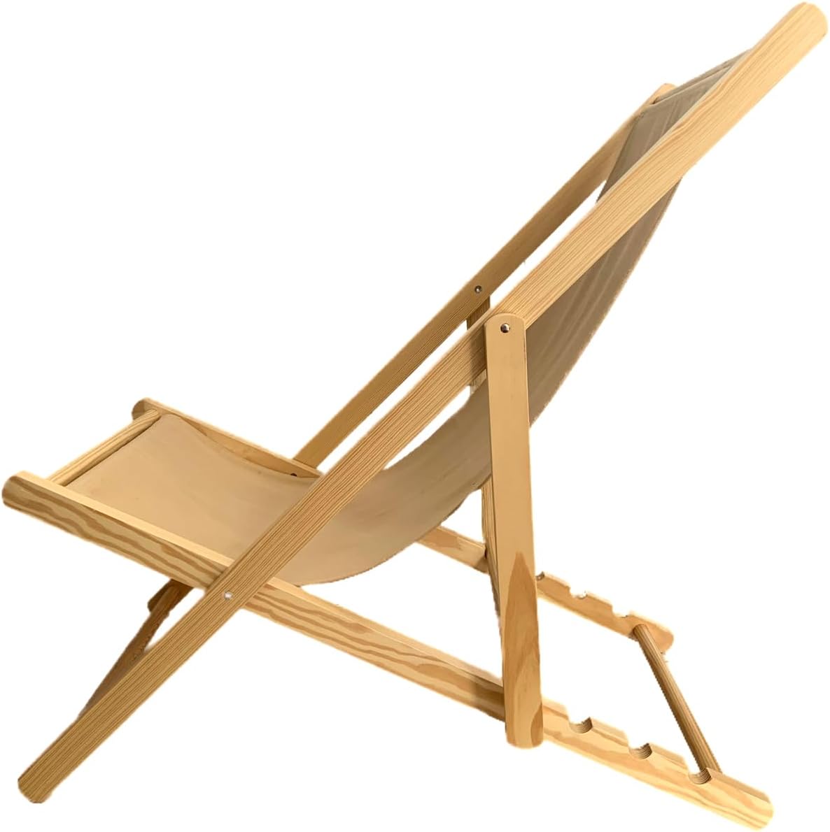 TBACW Chair Replacement Canvas, Beige, 47.24x17.32in, 220lbs Capacity-Only Cloth for Patio Lounge Beach Reclining Sling Chair