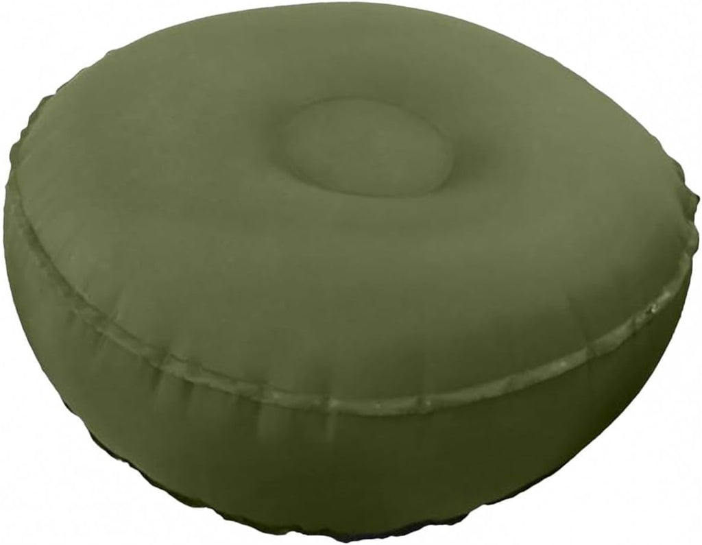 Inflatable Meditation Cushion Seating Indoor Outdoor Meditation Pillow Comfortable Lightweight, Green
