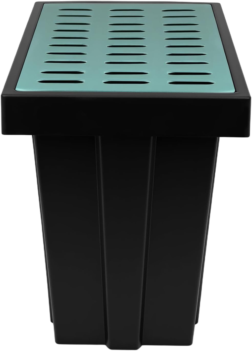 Square Catch Basin with Fiberglass Grate & Debris Basket PE Integrated Rainwater Well Infiltration Collection Well Municipal Pipeline & Commercial Use