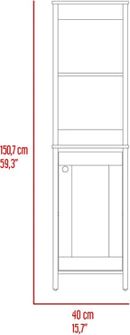Corner Storage Cabinet with 4-Shelf, Wine Sideboard Pantry Cabinet for Living Room,for Kitchen Home