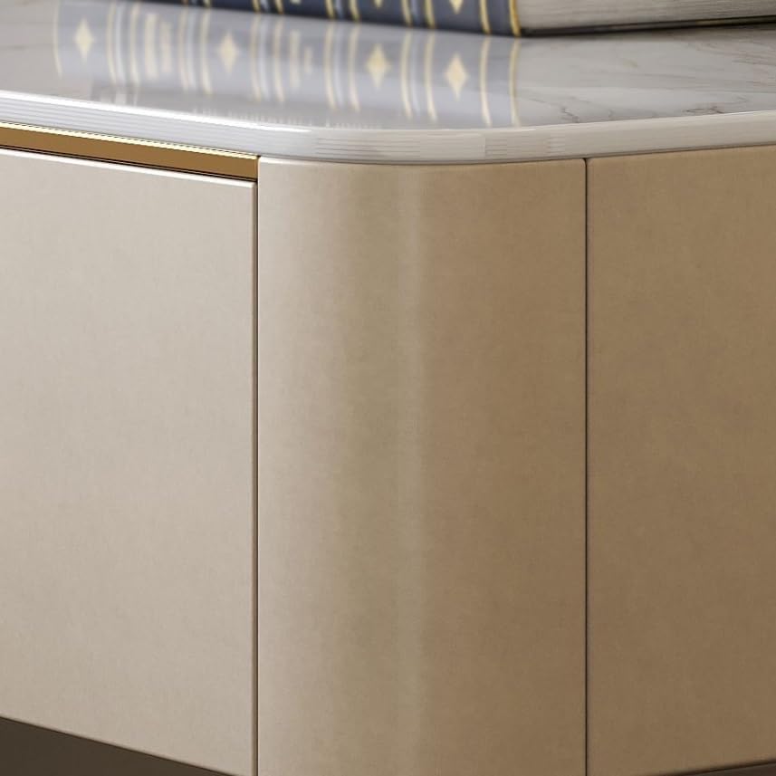 Transparent Coffee Table Nightstand Bedside Table for Bedroom Living Room Cafe