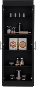 Nepal Pantry Cabinet, Space-Efficient 2-Door Design with Multiple Shelves for Kitchen Organization