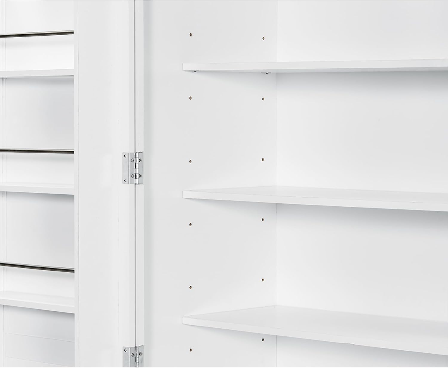 roomfitters 72" Kitchen Pantry Organizers and Storage Kitchen Cabinet, Hutch with Door Spice Racks and 6 Drawers, White