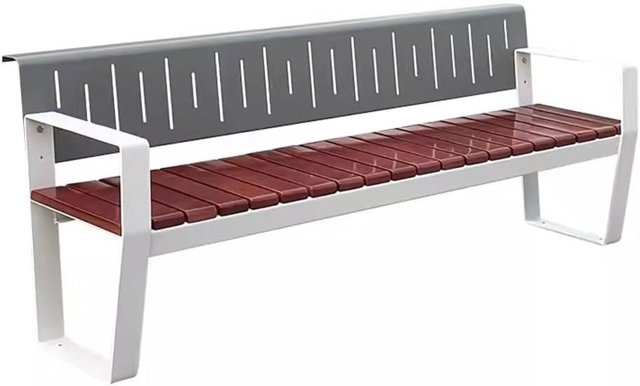 Patio Benches for Outdoors Leisure Outdoor Bench Chair Stainless Steel Park Square Garden Benches for Outdoors