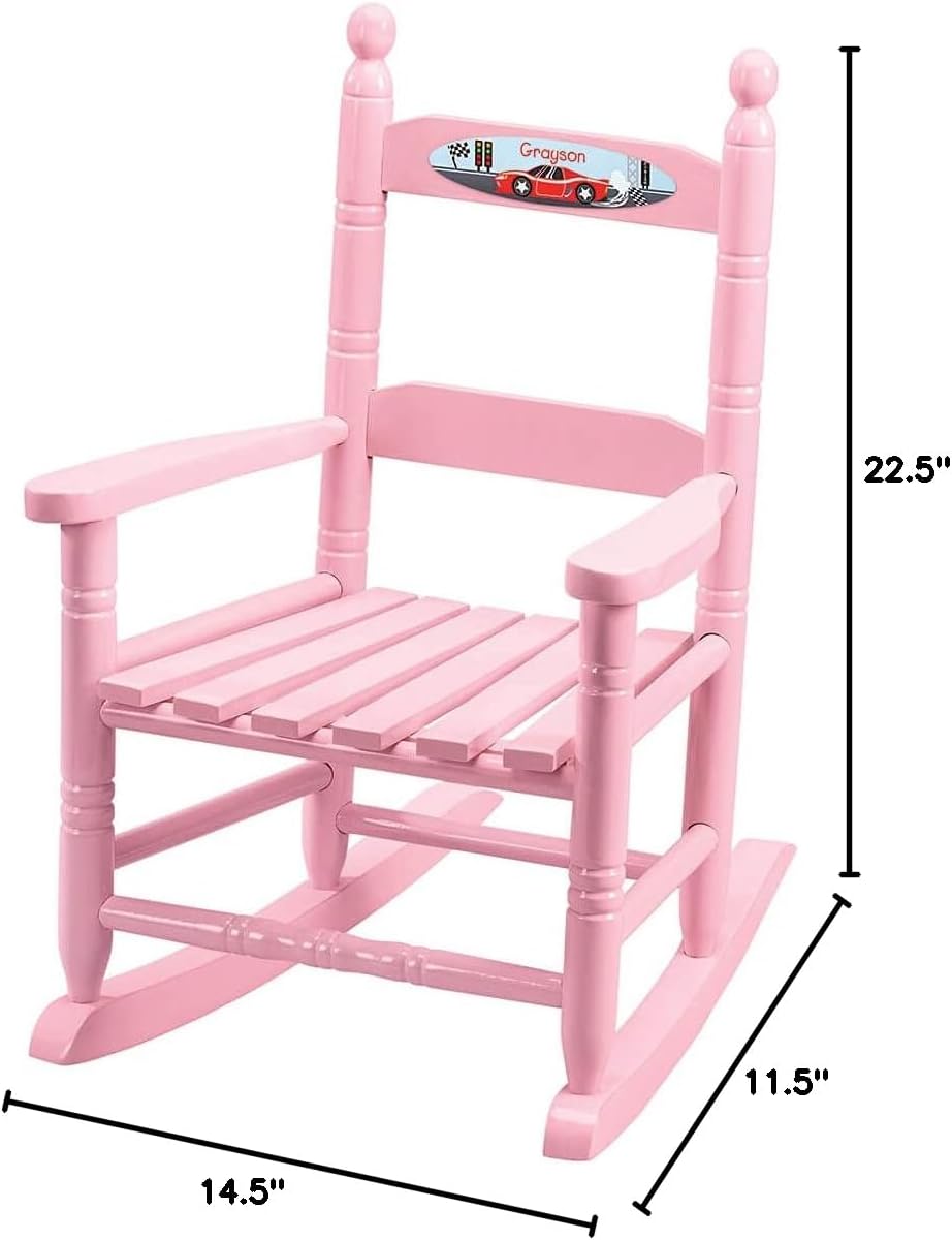 Fox Valley Traders Custom Racecar Children's Rocking Chair