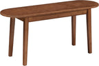 HOOBRO 39.4'' Dining Bench, Bamboo Entryway Bench, Farmhouse Kitchen Table Bench, Sturdy Dining Room Bench, Easy to Assemble, Wooden Bench for Living Room, Hallway, Bedroom, Bathroom, Mocha MA19CD01