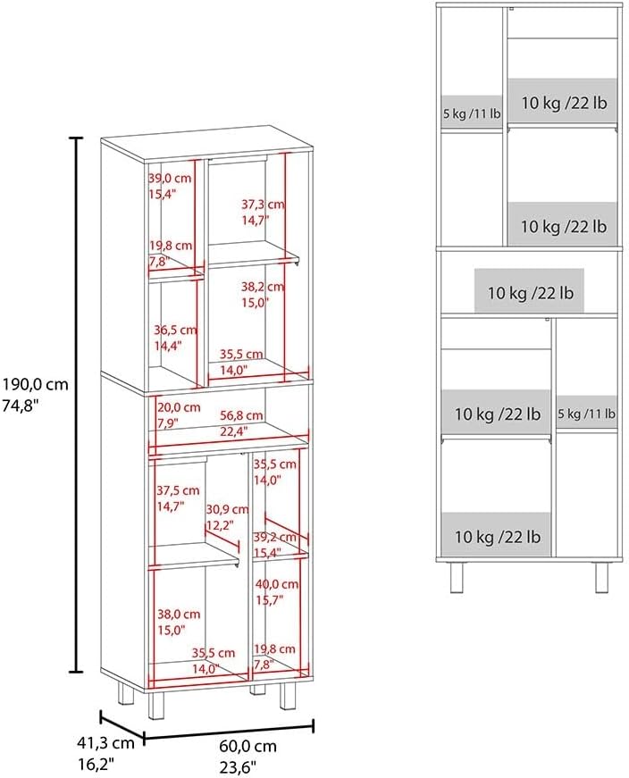 Tall Freestanding Pantry Cabinet, Storage Sideboard Locker for Living Room Kitchen,for Kitchen Home