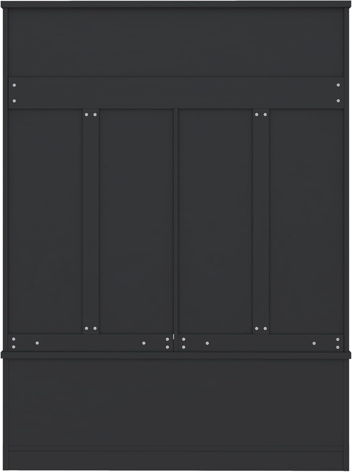 KEIKI Entryway Hall Tree with Bench and Shoe Storage, Coat Rack with 6 Hooks and Shoe Cubbies, Hall Tree Organizer Coat Rack with Shoe Storage for Entryway Hallway, Black