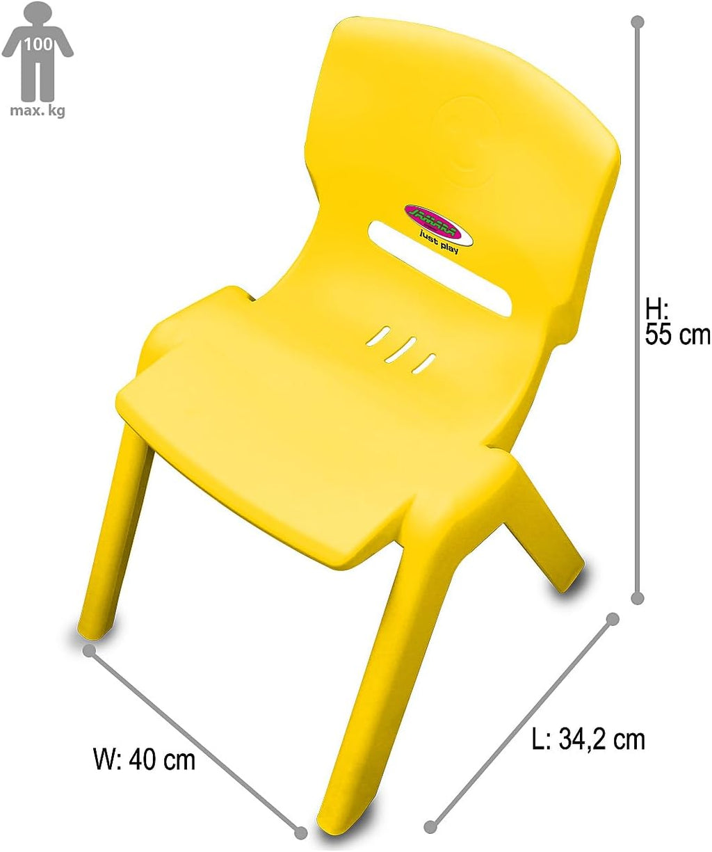 Jamara Kinderstuhl Smiley bis 100 KG gelb