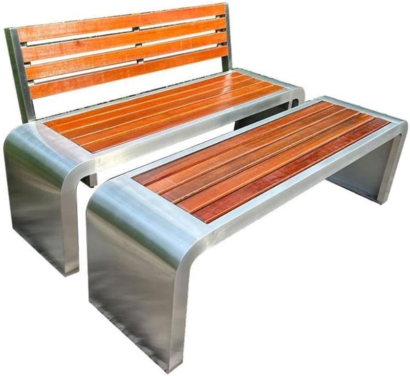 Benches, Outdoor Park Chair, Courtyard Bus Hospital mall Outdoor Leisure Waiting(Large)