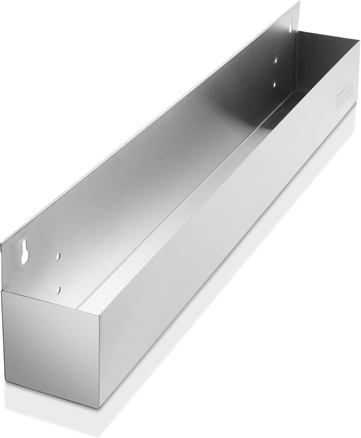 GRIDMANN 32-inch Single Speed Rail - Stainless Steel Liquor Bottle Holder Rack for Bars