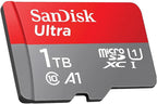 SanDisk Ultra 1TB Micro SD Card Works with Nintendo Switch & Nintendo Switch Lite Console (SDSQUA4-1T00-GN6MN) UHS-1 Class 10 Bundle with (1) Everything But Stromboli SD & MicroSD Memory Card Reader