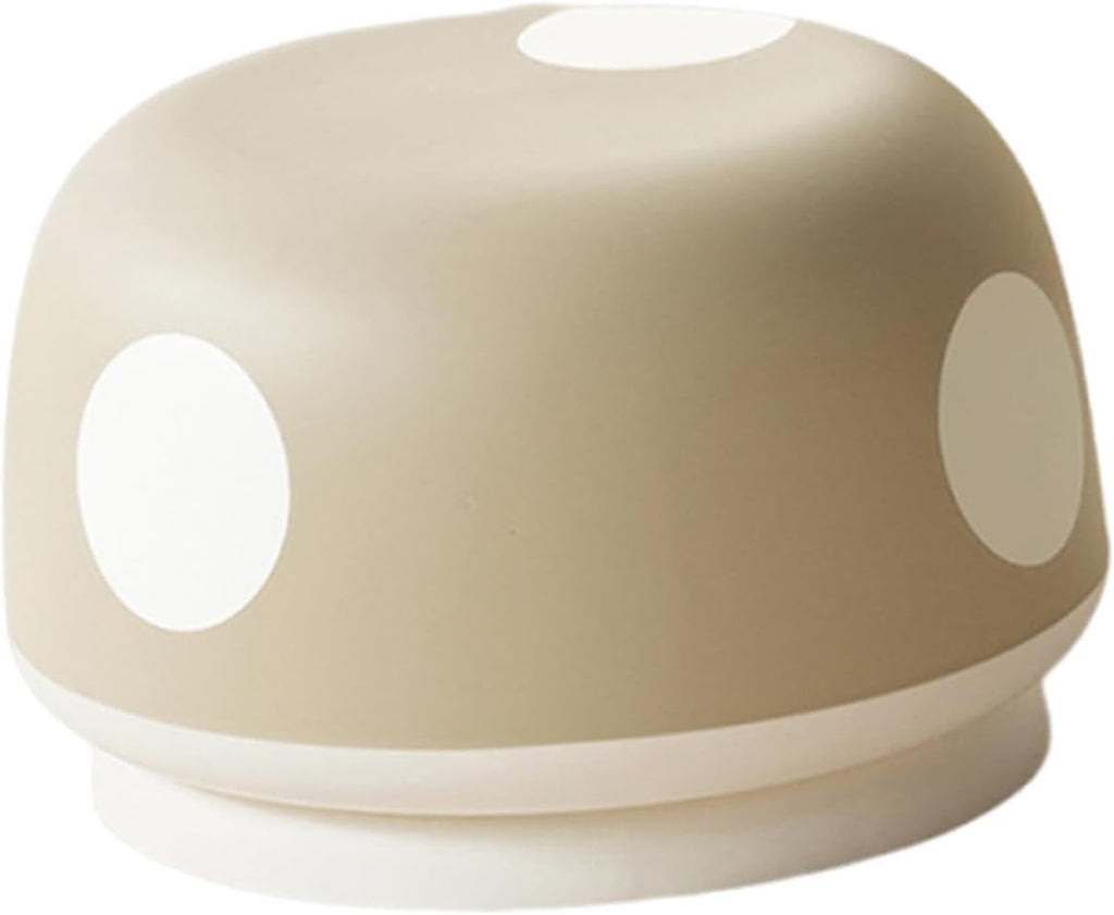 Mushroom Footstool Cartoon Ottoman Non Slip Bench Creative PP Material Smooth Surface Suitable for Kids Gift Giving Home Décor 30cmx19cm