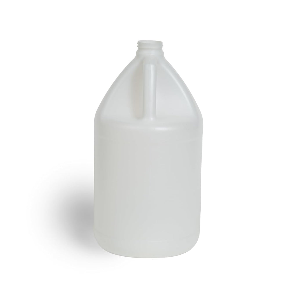 FastRack 1-Pack 1 Gallon Water Bottle - Round Plastic Jug Container with Lid | White Food Grade Gallon Water Jug, BPA-Free, Leak-Proof Pitcher with Lid Fermentation, Brewing, Storage & More