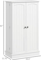 Kitchen Pantry Storage Cabinet W/ 5-Tier Shelving, 12 Spice Racks,for Kitchen