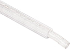 Novelty Lights 10 Pcs 1/2 Inch Rope Light Track Channel, Made in USA 3 Feet Long, UV Protected PVC Plastic Clear Mounting Rope Light Channel for Indoor Outdoor