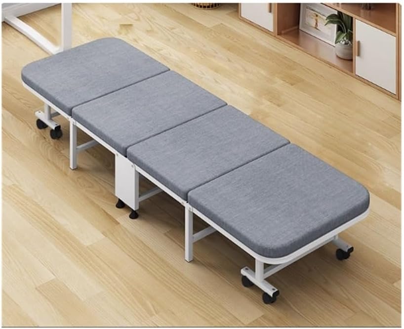 Camping Bed Office Workstation Nap Bed, Portable Lounge Chair, Folding, Single, Cooling Folding Bed(Small)