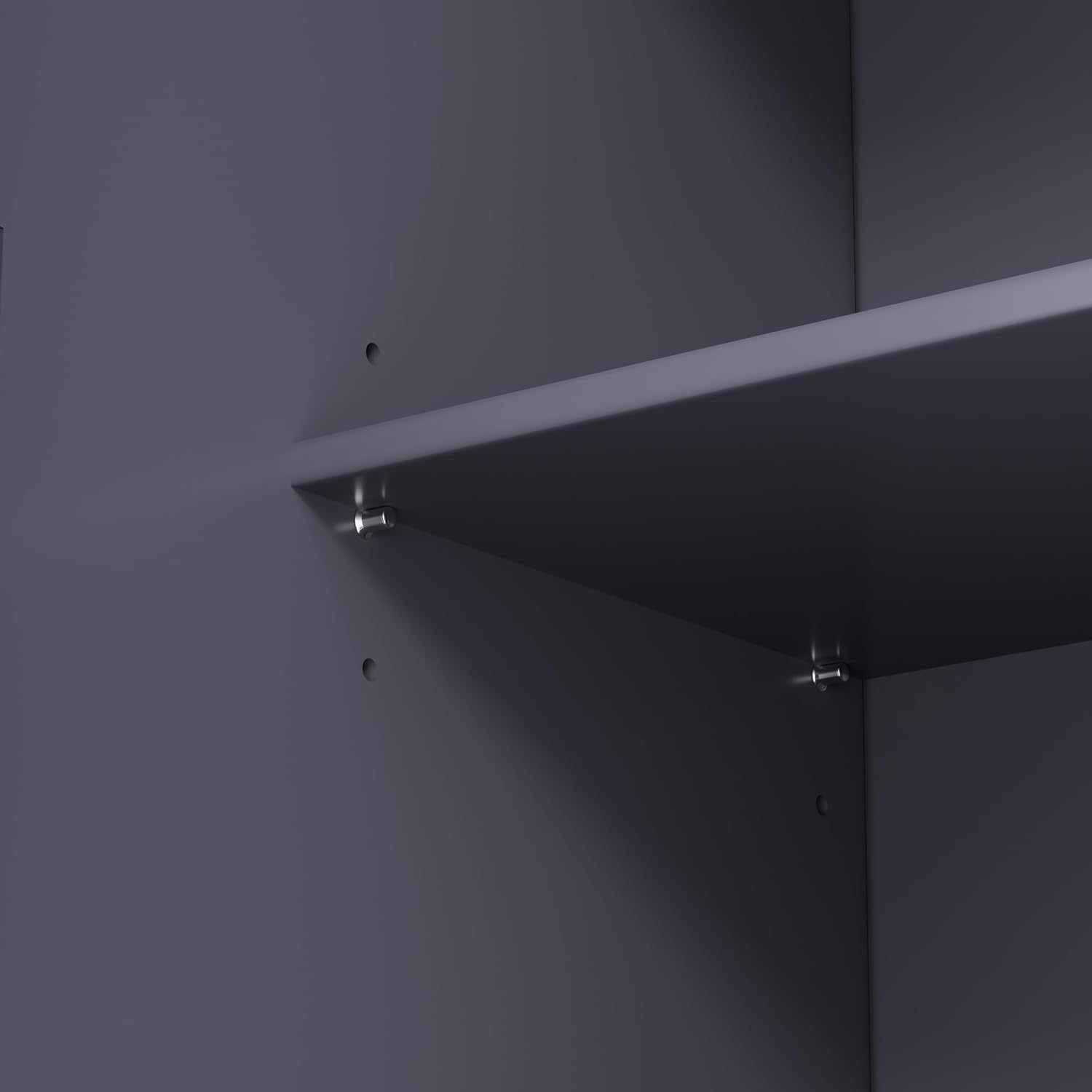 Spaco 77" Kitchen Pantry Cabinet with 3 Large Drawers,Farmhouse Pantry Cabinet with 8 Door Shelves,3 Adjustable Shelves,Versatile Storage Freestanding Cupboard for Kitchen,Dining Room. (Grey)