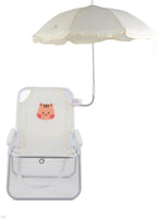 ZJchao Children Camping Chairs Cartoon Animal Lovely Style Metal Support Durable PP Foldable Portable Beach Folding Chair