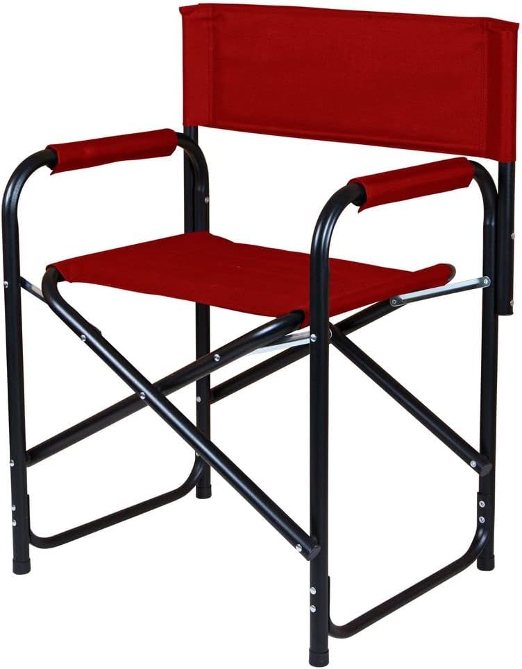 Dura-Tech Folding Director's Chair | Comfortable & Portable | Lightweight & Compact | Designed to Last | Ideal for Awards | 250lb Weight Limit