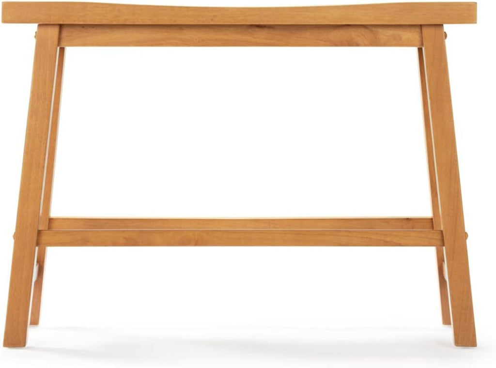 Boraam Sonoma Counter Height Backless Bench - Honey Oak Finish