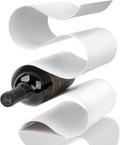 Wine Rack Countertop, Freestanding Creativity Modern Small Wine Holder, Tabletop Wine Stand for Kitchen Wine Bar Inside Cabinet, Pantry Decor-5 Bottle