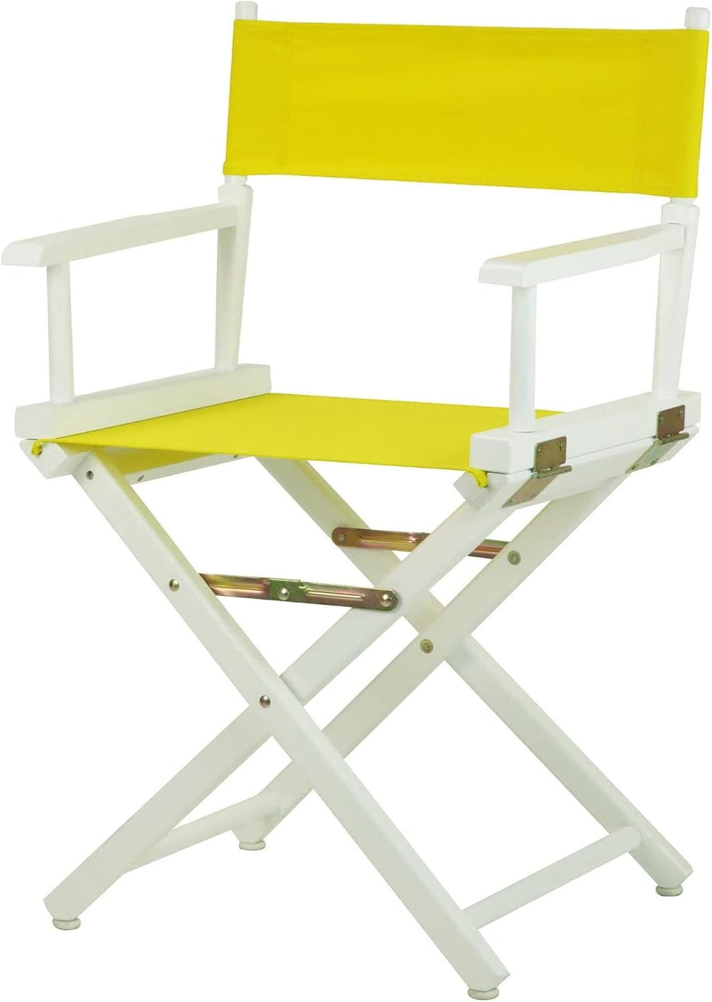Casual Home 18" Director's Chair White Frame with Royal Blue Canvas