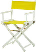 Casual Home 18" Director's Chair White Frame with Royal Blue Canvas