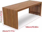 Patio Benches for Outdoors Outdoor Bench Solid Wood Park Chair Courtyard Balcony Teak Bathroom Sauna Shoe Changing Garden Benches for Outdoors