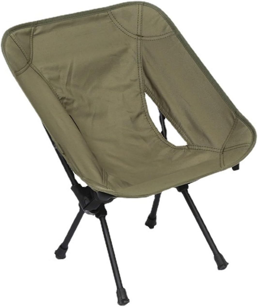 Ultralight Detachable Folding Camping Chair | Portable outdoor seat for beach, BBQ, hiking and picnic(Army Green L)