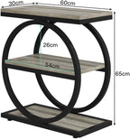 End Table, Small End Table, Living Room End Table, Modern End Table, Living Room & Bedroom, Easy to Assemble,Brown,23.62"x11.81"x 25.59"