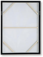 Signature Design by Ashley Laurelie Wall Art, Large Gallery Wrapped Canvas with Hand Painted Embellishment, Framed Black Finish for Living Room Entryway or Bedroom Decor
