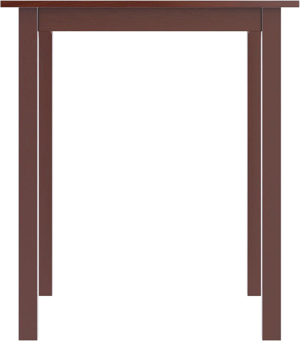 Winsome Parkland High Dining Table, 39" High, 34" Wide, Walnut