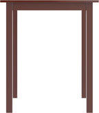 Winsome Parkland High Dining Table, 39" High, 34" Wide, Walnut