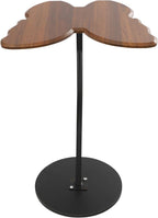 Side Table Butterfly Shape End Table, C-Shaped Small Coffee Tables Sofa Table, Living Room End Tables, 33 Pounds Capacity for Bedrooms Offices Lounge Small Spaces