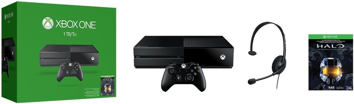 Xbox One 1TB Console - Halo: The Master Chief Collection Bundle (Renewed)
