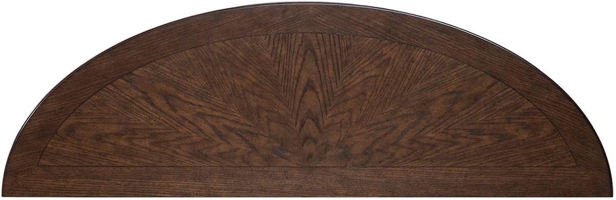 Liberty Furniture Allington Demilune Sofa Table for Living Room - Satin Sienna