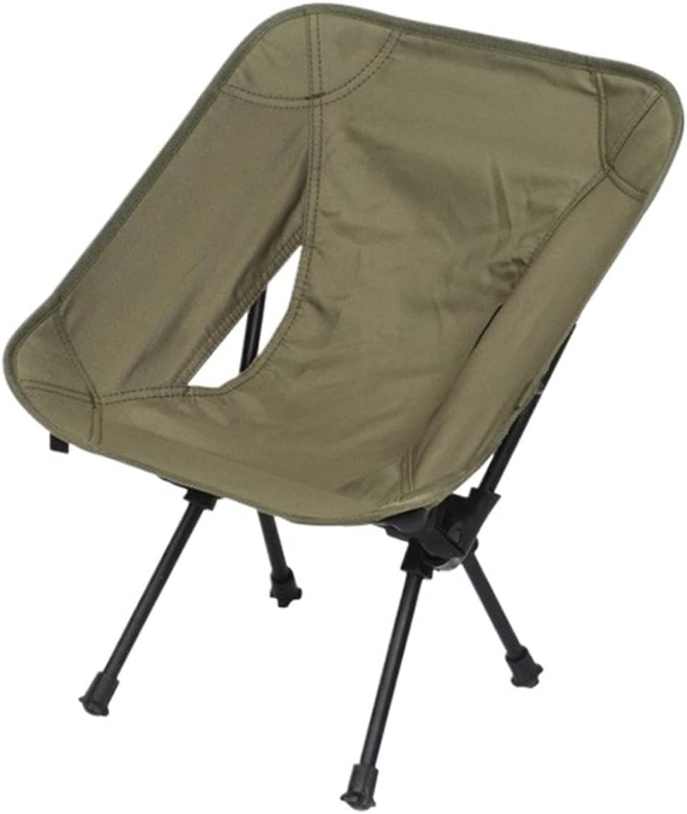 Ultralight Detachable Folding Camping Chair | Portable outdoor seat for beach, BBQ, hiking and picnic(Army Green L)