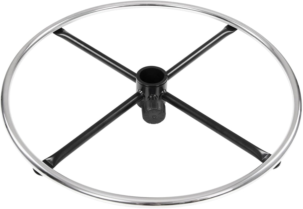 BOLISS Enlarged Office Drafting Chair Foot Ring, for Home and Office Chairs, 250lb Weight Capacity - Plated