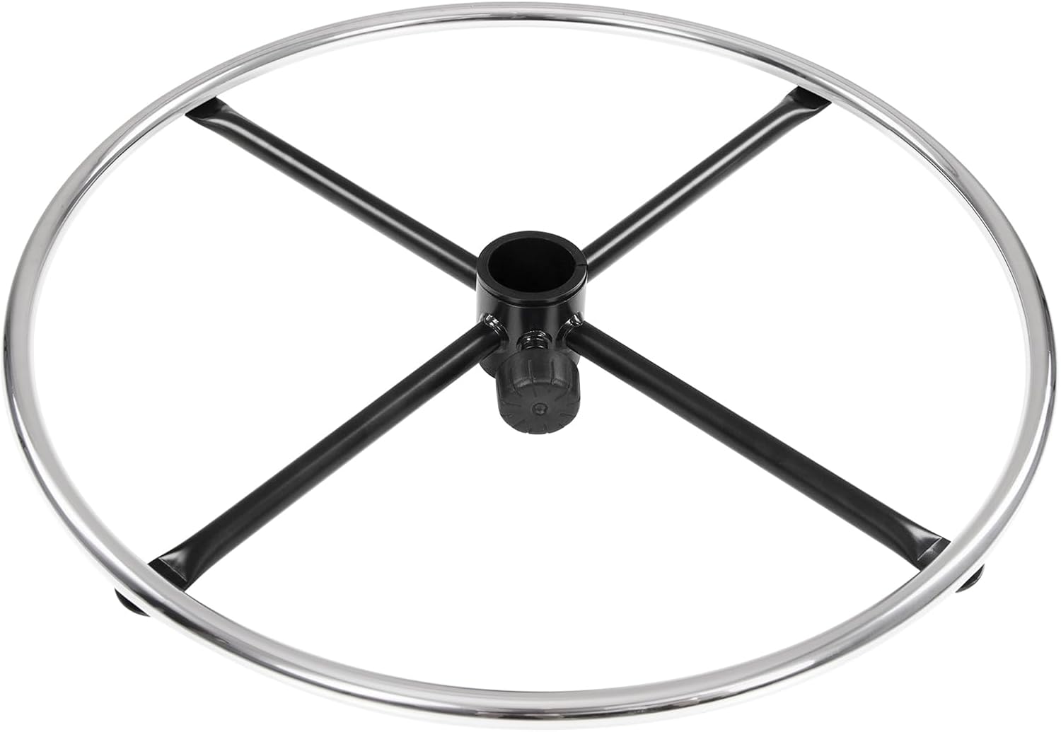 BOLISS Enlarged Office Drafting Chair Foot Ring, for Home and Office Chairs, 250lb Weight Capacity - Plated