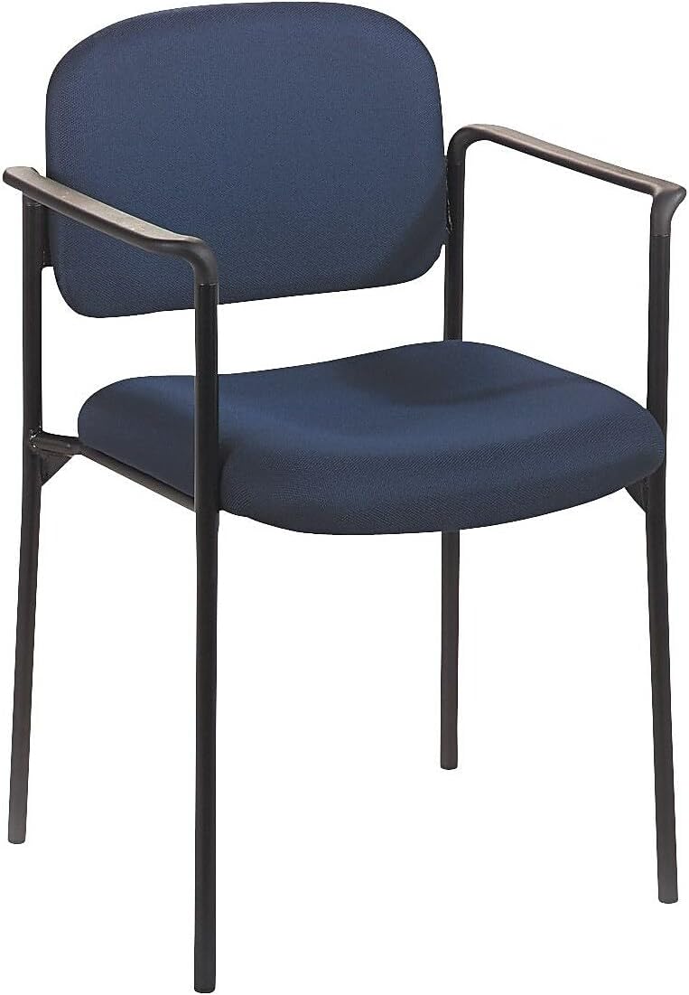 basyx by HON Guest Chair with Arms, Office Furniture, Navy (VL616)
