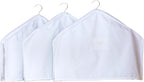 Hayden Hill Luxury Organic Cotton Shoulder Covers - Set of 3 - Clothes Protectors For Hanging Clothes - Dust Covers for Jackets, Clothing and Closet - Carbon Neutral