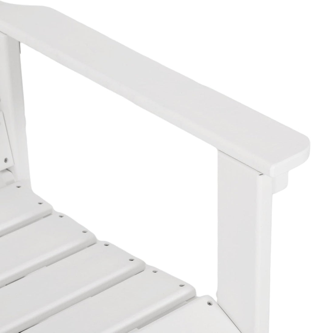 Outdoor Glider Bench - White